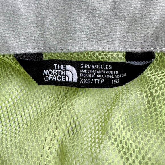 THE NORTH FACE Shell Jacket Girls XXS 5 Hooded Waterproof Colorblock Dryvent - Picture 11 of 13
